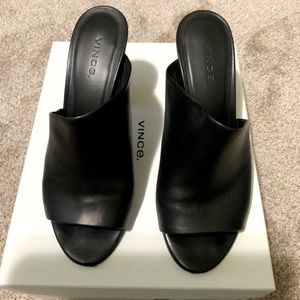 Vince leather mules